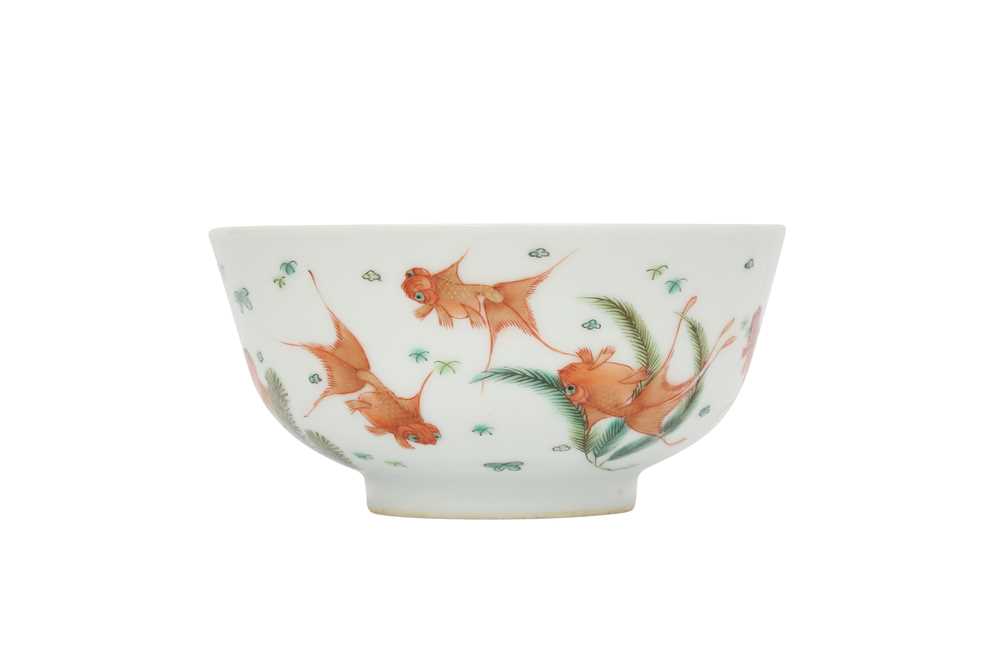 Famille vert goldfish bowl - Qing, Tongzhi - Objects of Virtu